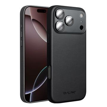 iPhone 17 Pro Qialino Premium MagSafe Hülle - Schwarz