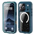 iPhone 17 Pro Redpepper IP68 Magnetisches Wasserdichtes Hülle - Blau