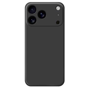 iPhone 17 Pro stoßfeste Silikonhülle - Schwarz