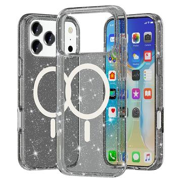iPhone 17 Pro Stylish Glitter Serie Hybrid Hülle - MagSafe-kompatibel