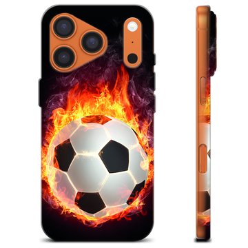 iPhone 17 Pro TPU Hülle - Fußball Flamme
