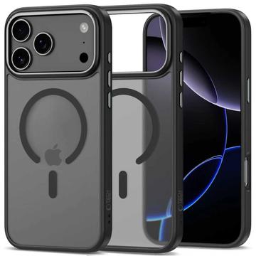 iPhone 17 Pro Tech-Protect CamEdge Hülle - MagSafe-kompatibel - Mattschwarz / Gunmetal
