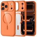 iPhone 17 Pro Tech-Protect Magmat Hülle - MagSafe-kompatibel - Orange / Durchsichtig