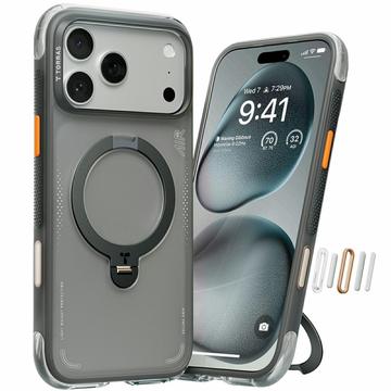 iPhone 17 Pro Torras Ostand Q3 Air MagSafe Hülle - Schwarz