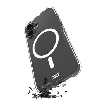 iPhone 17 Puro Impact Clear D3O Hybrid Case - MagSafe-kompatibel - Transparent