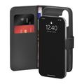 iPhone 17 Puro Wallet Hülle mit 2 Kartenfächern - Schwarz