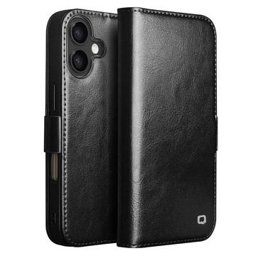 iPhone 17 Qialino Classic Lederhülle mit Geldbörse