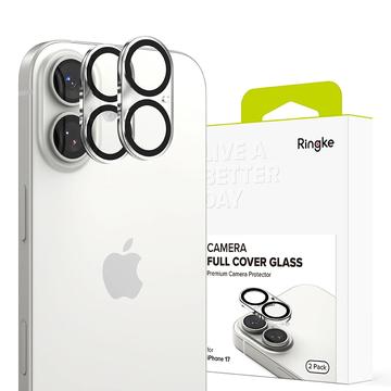 iPhone 17 Ringke Vollständiger Kameraobjektivschutz - 2 Stk. - Schwarz / Klar