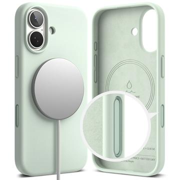 iPhone 17 Ringke Liquid Silicone MagSafe Hülle - Weiche Minze