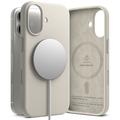 iPhone 17 Ringke Liquid Silicone MagSafe Hülle - Stein