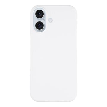 iPhone 17 Gummierte Kunststoff Hülle - Weiß