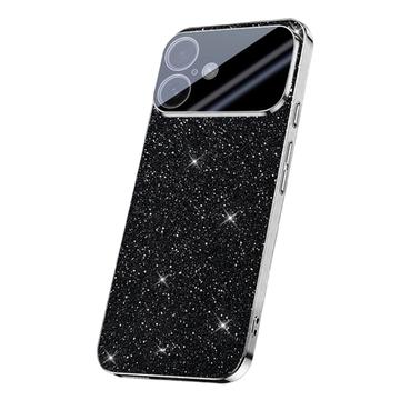 iPhone 17 Glitzernde Glitzer-Hybridhülle - Schwarz