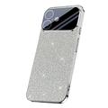 iPhone 17 Glitzernde Glitzer-Hybridhülle - Silber