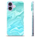 iPhone 17 TPU Hülle - Blauer Marmor