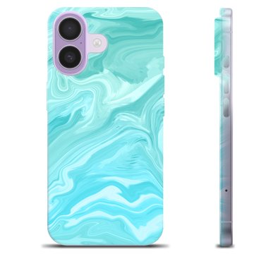 iPhone 17 TPU Hülle - Blauer Marmor