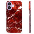 iPhone 17 TPU Hülle - Roter Marmor