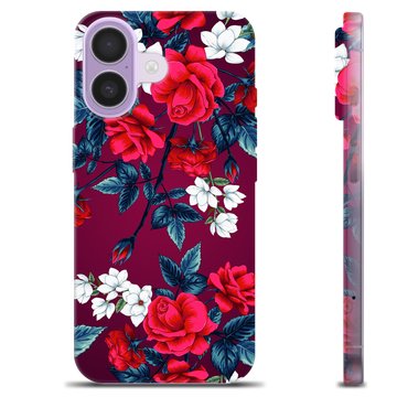 iPhone 17 TPU Hülle - Vintage Blumen