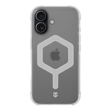 iPhone 17 Tactical MagForce Hexagon Hülle - MagSafe-kompatibel - Weiß / Durchsichtig