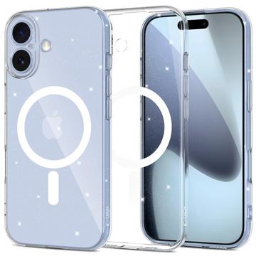 iPhone 17 Tech-Protect FlexAir Glitter MagSafe TPU Hülle - Durchsichtig