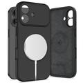 iPhone 17 Tech-Protect Flüssigkeit Silikonhülle - MagSafe-kompatibel - Schwarz