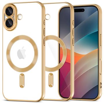 iPhone 17 Tech-Protect MagFlex Hülle - MagSafe-kompatibel - Klar / Gold