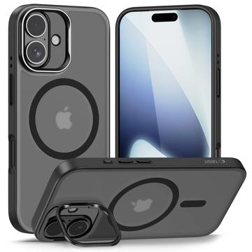 iPhone 17 Tech-Protect MagStand MagSafe Hülle - Mattschwarz