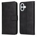 iPhone 17 Wallet Hülle mit Ständer - Schwarz