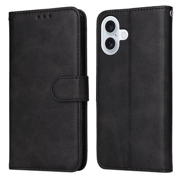 iPhone 17 Wallet Hülle mit Ständer - Schwarz