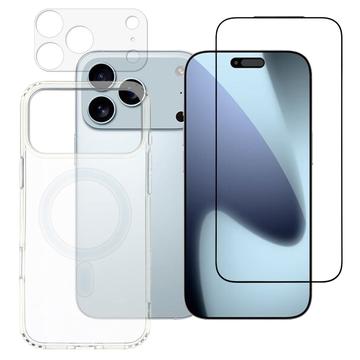 iPhone 18 Pro Max 3-in-1-Schutzset - MagSafe-kompatibel - transparent