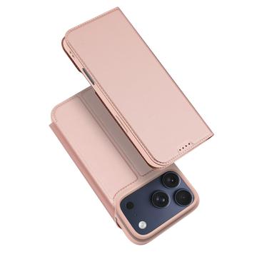 iPhone 18 Pro Max Dux Ducis Skin Pro Flip Hülle - Rosa