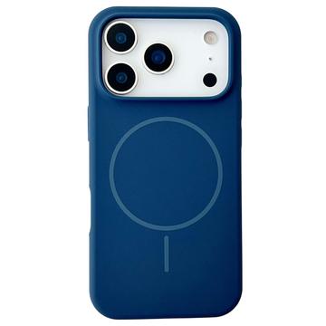 iPhone 18 Pro Max Liquid-Silikonhülle – MagSafe-kompatibel – Dunkelblau