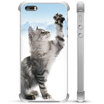 iPhone 5/5S/SE Hybrid Hülle - Katze