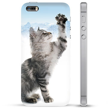 iPhone 5/5S/SE TPU Hülle - Katze