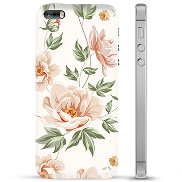 iPhone 5/5S/SE TPU Hülle - Blumen