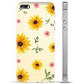 iPhone 5/5S/SE TPU Hülle - Sonnenblume