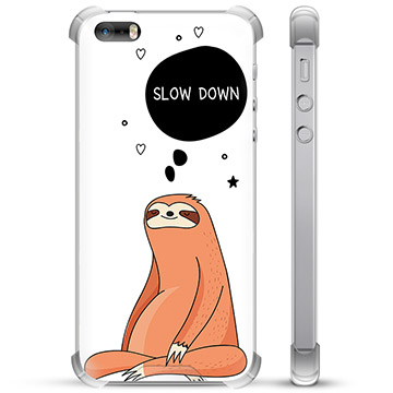 iPhone 5/5S/SE Hybrid Hülle - Slow Down