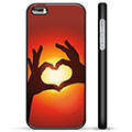 iPhone 5/5S/SE Schutzhülle - Herz-Silhouette