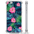 iPhone 6 / 6S Hybrid Hülle - Tropische Blumen