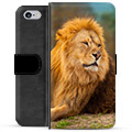 iPhone 6 / 6S Premium Schutzhülle mit Geldbörse - Löwe