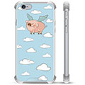 iPhone 6 / 6S Hybrid Hülle - Fliegendes Schwein