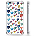 iPhone 6 / 6S Hybrid Hülle - Herzen