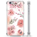 iPhone 6 Plus / 6S Plus Hybrid Hülle - Pinke Blumen