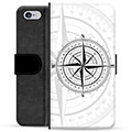 iPhone 6 / 6S Premium Schutzhülle mit Geldbörse - Kompass