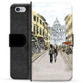 iPhone 6 / 6S Premium Schutzhülle mit Geldbörse - Italien Straße