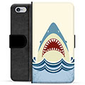 iPhone 6 / 6S Premium Schutzhülle mit Geldbörse - Haifischkopf