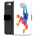 iPhone 6 Plus / 6S Plus Premium Schutzhülle mit Geldbörse - Slam Dunk