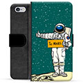 iPhone 6 / 6S Premium Schutzhülle mit Geldbörse - Mars Astronaut