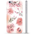 iPhone 6 Plus / 6S Plus TPU Hülle - Pinke Blumen