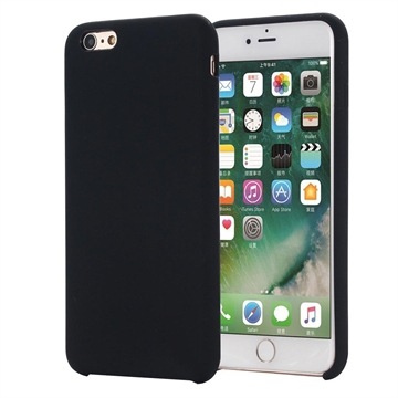 iPhone 6/6s Liquid Silikon Case - Schwarz