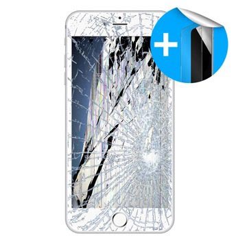 iPhone 6 LCD Display Reparatur und Displayschutz - Weiß